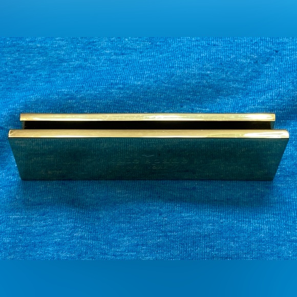 Kate Spade New York Business Desktop Card Holder Designer. Gold tone. - Picture 5 of 9